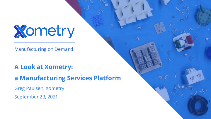 Xometry Slides thumbnail